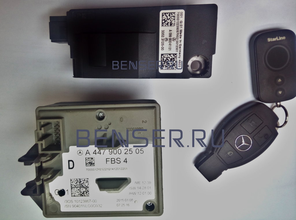 ������ ����������� �� Mercedes W447: �� ���������� ��������� �� �������� ���� FBS4